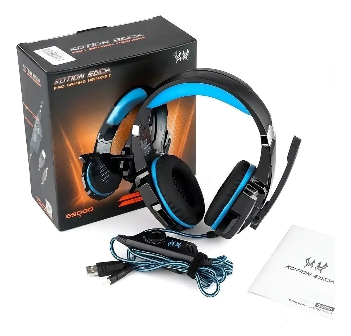 Diadema Gamer Profesional con RGB y Sonido Surround
