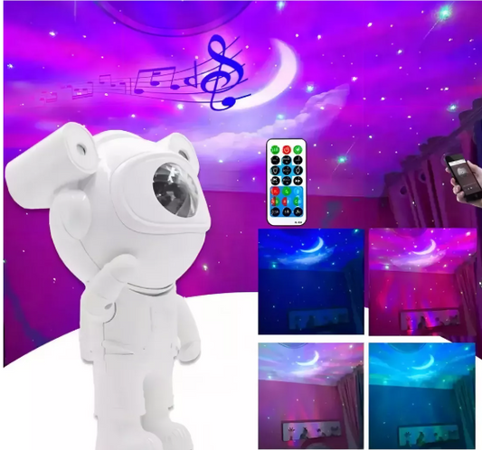 Proyector Luz Astronauta  + Bluetooth 3 en 1